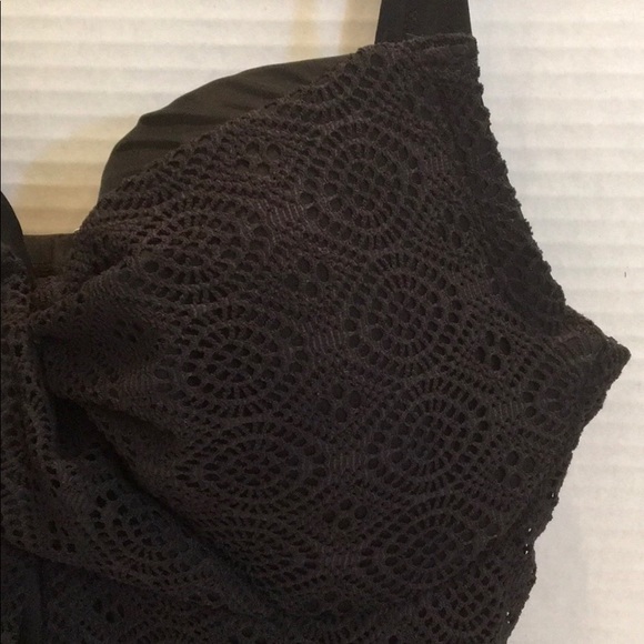 SWIMSUITS 4 ALL NEW TAG SLeek  BLACK ADJUSTABLE 12 - Picture 3 of 8